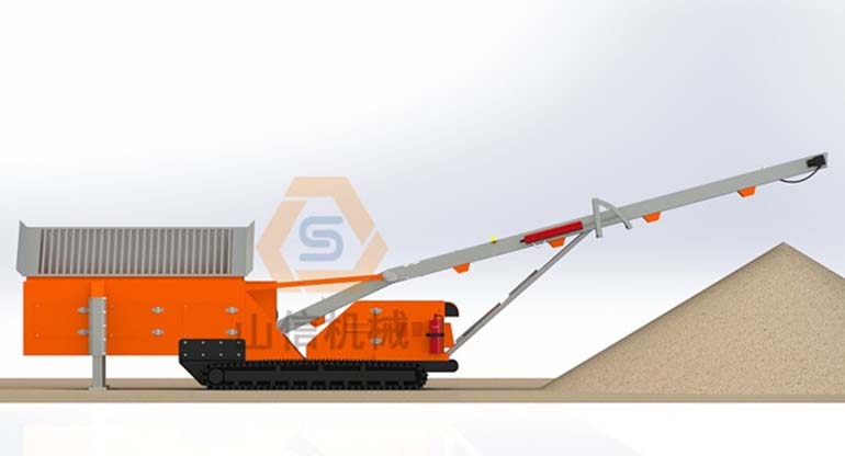 卡车卸料堆料机